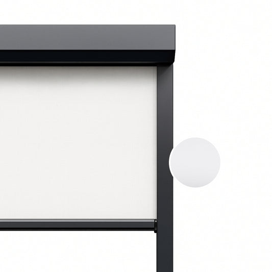 Bright White ritsscreen op maat – buitenzonwering – MS1-001