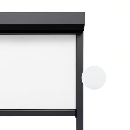 Pure White ritsscreen op maat – buitenzonwering – MS2-001