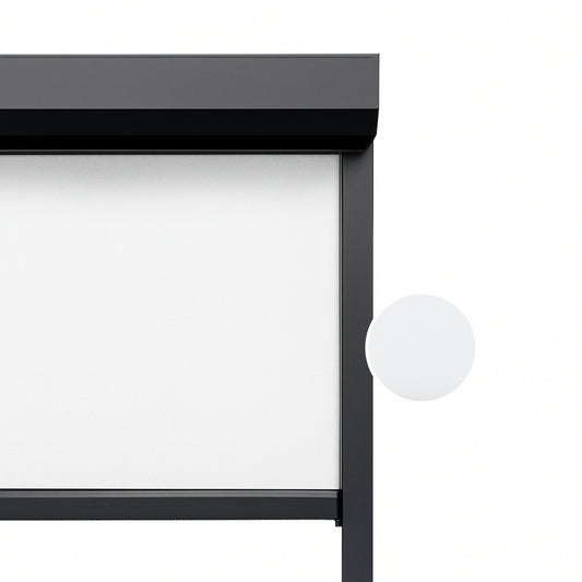 Pure White ritsscreen op maat – buitenzonwering – MS2-001