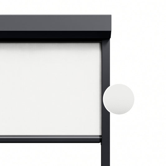 Pure White ritsscreen op maat – buitenzonwering – MS23-001
