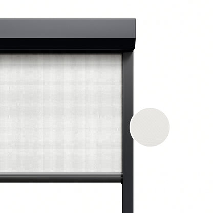 Crystal White ritsscreen op maat – buitenzonwering – MS26-001