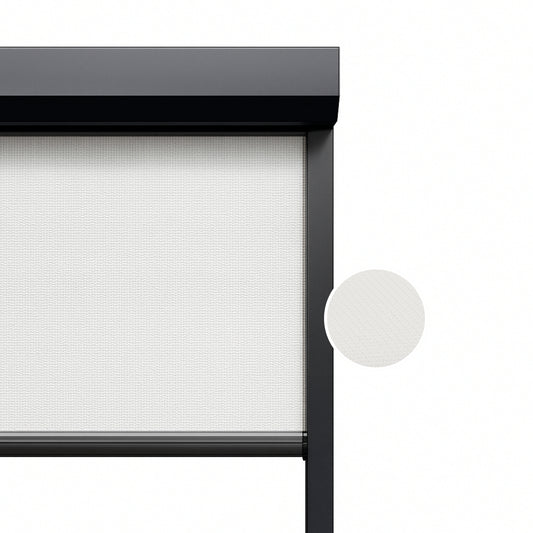 Crystal White ritsscreen op maat – buitenzonwering – MS26-001