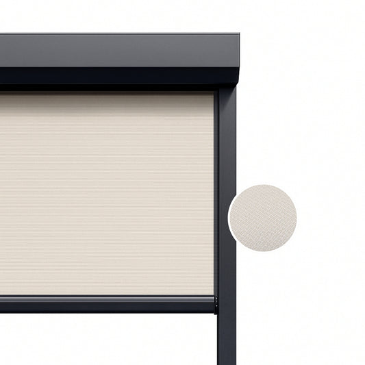 Sand Beige ritsscreen op maat – buitenzonwering – MS1-002