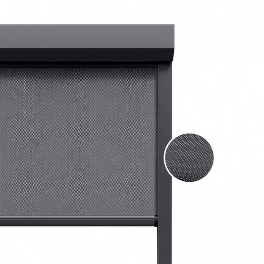 Carbon Shadow ritsscreen op maat – buitenzonwering – MS14-004