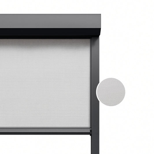 Soft Grey ritsscreen op maat - buitenzonwering - MS1-004