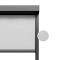 Variant Soft Grey ritsscreen op maat - buitenzonwering - MS1-004 van Charcoal ritsscreen op maat - buitenzonwering - MS1-003
