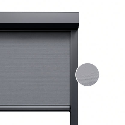 Cool Grey ritsscreen op maat - buitenzonwering - MS14-003