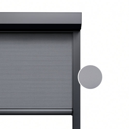 Cool Grey ritsscreen op maat - buitenzonwering - MS14-003