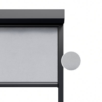 Silver Grey ritsscreen op maat - buitenzonwering - MS15-003