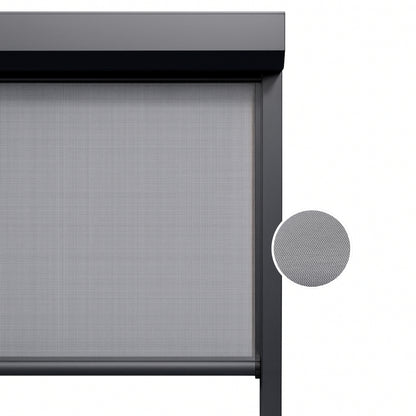 Silver Grey ritsscreen op maat - buitenzonwering - MS21-003