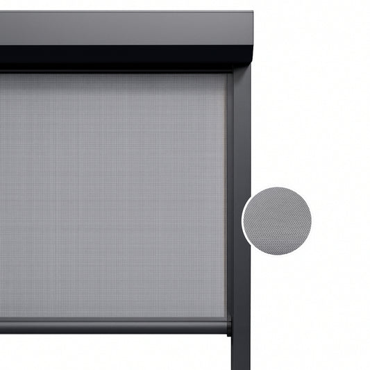 Silver Grey ritsscreen op maat - buitenzonwering - MS21-003