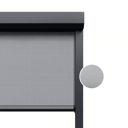 Silver Mist ritsscreen op maat – buitenzonwering – MS23-003