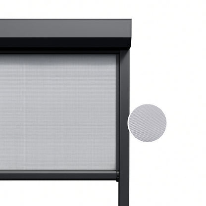Ash Grey ritsscreen op maat – buitenzonwering – MS11-003