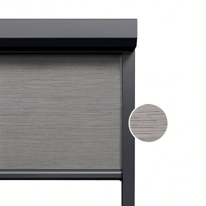 Taupe Grey ritsscreen op maat - buitenzonwering - MS20-004
