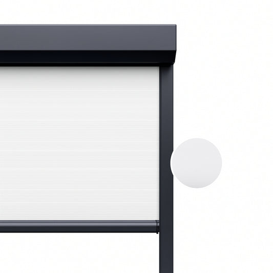 Bright White ritsscreen op maat - buitenzonwering - MS13-001