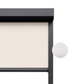 Variant Snow White ritsscreen op maat – buitenzonwering – MS24-001 van Ivory Beige ritsscreen op maat - buitenzonwering - MS24-002