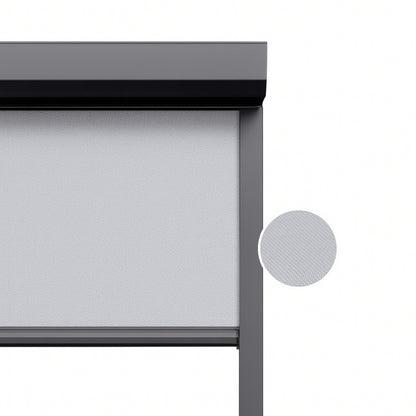 Soft Grey ritsscreen op maat – buitenzonwering – MS15-006
