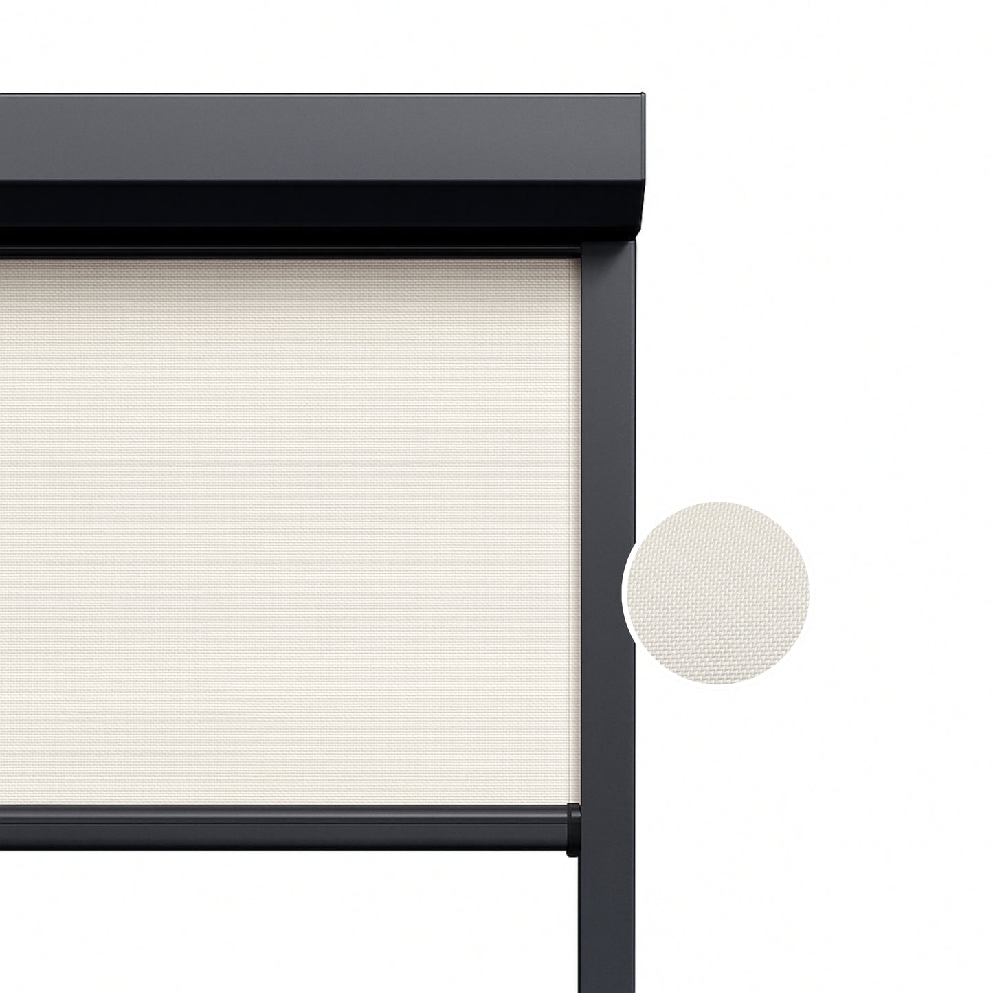 Soft Pearl ritsscreen op maat - buitenzonwering - MS19-002
