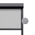 Variant Steel Grey ritsscreen op maat - buitenzonwering - MS13-003 van Off White ritsscreen op maat - buitenzonwering - MS13-002