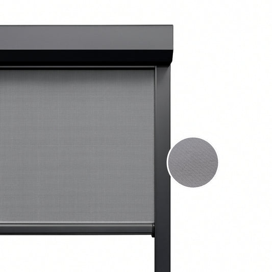 Iron Grey ritsscreen op maat – buitenzonwering – MS19-005