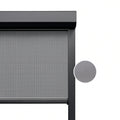 Variant Iron Grey ritsscreen op maat – buitenzonwering – MS19-005 van Soft Pearl ritsscreen op maat - buitenzonwering - MS19-002