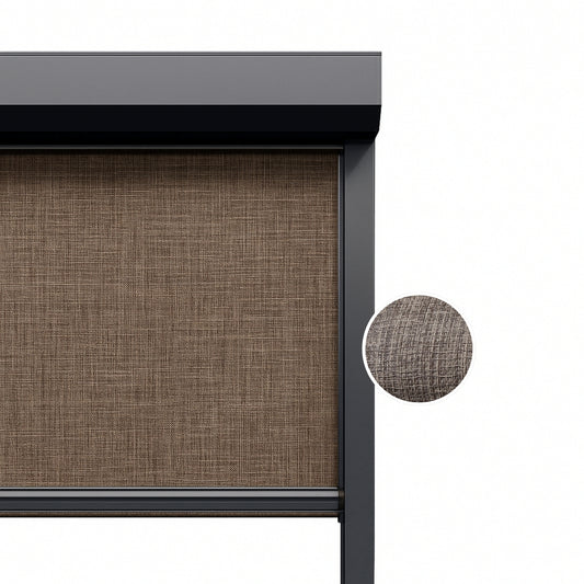 Earth Brown ritsscreen op maat – buitenzonwering – MS18-003