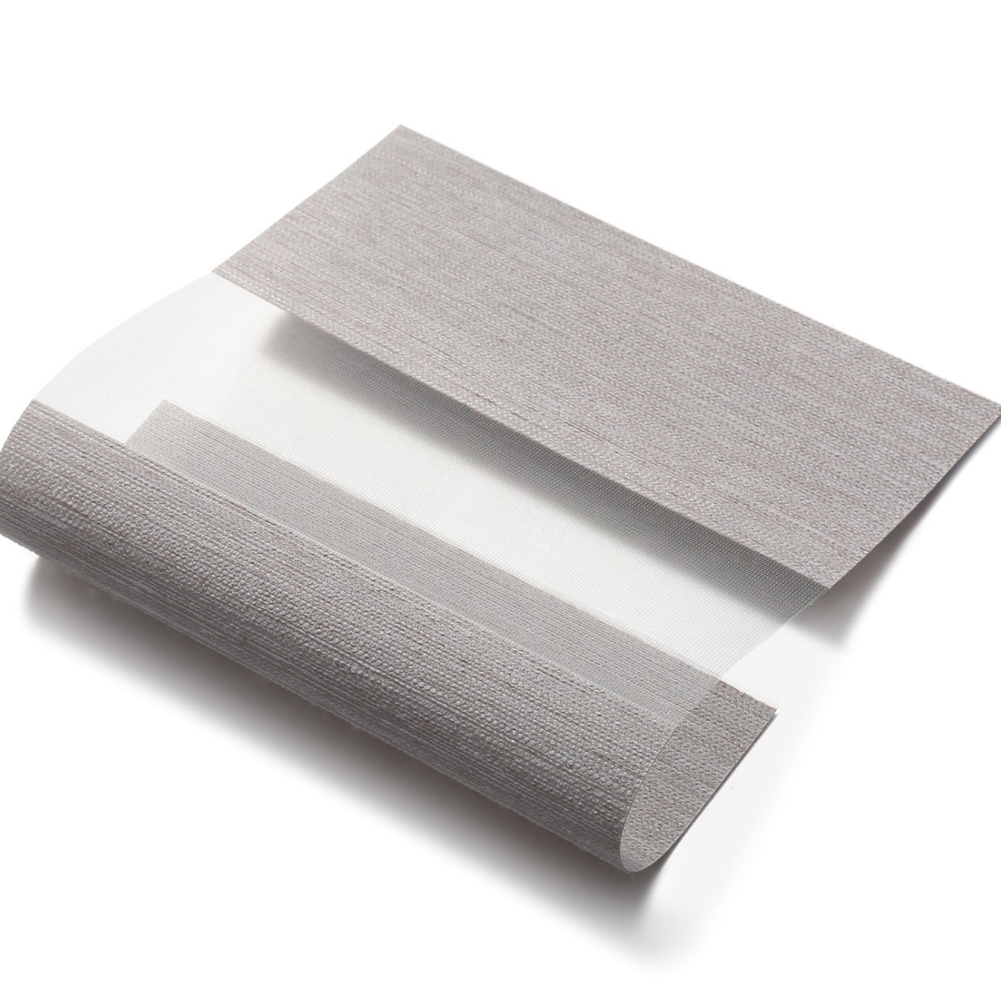 Taupe duo rolgordijn - lichtdoorlatend - DE11-003