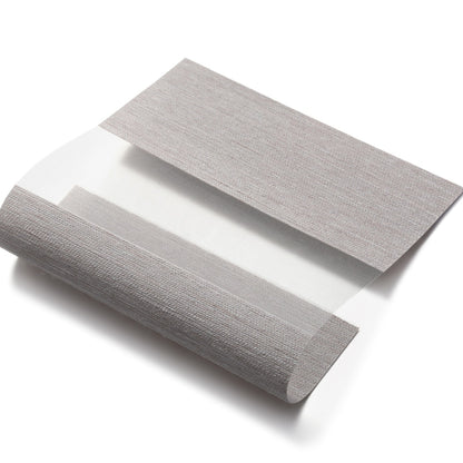 Taupe duo rolgordijn - lichtdoorlatend - DE11-003