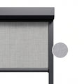 Variant Textured Silver ritsscreen op maat – buitenzonwering – MS25-002 van Earth Brown ritsscreen op maat - buitenzonwering - MS25-005