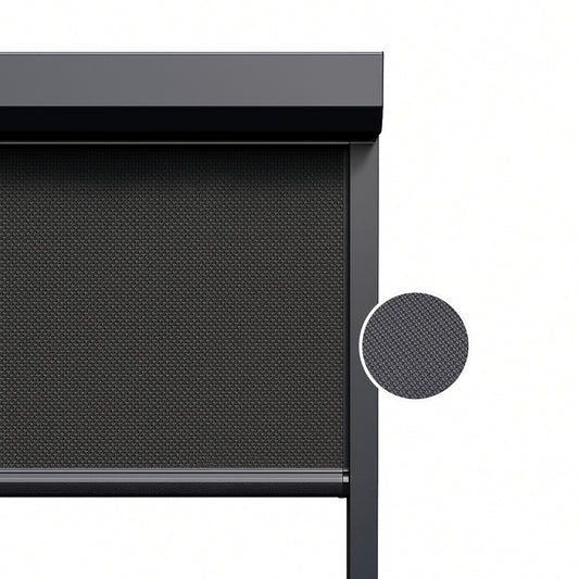 Urban Anthracite ritsscreen op maat – buitenzonwering – MS26-005