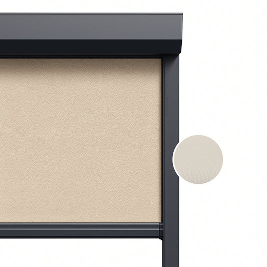 Warm Beige ritsscreen op maat – buitenzonwering – MS26-002