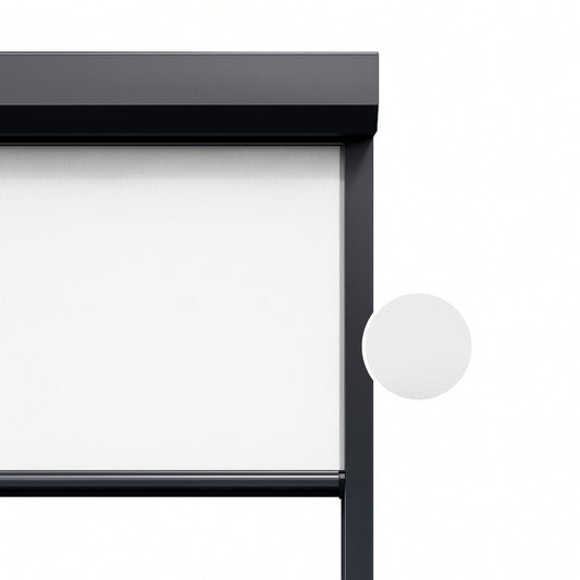 Pure White ritsscreen op maat - buitenzonwering - MS14-001